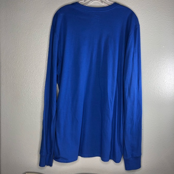 Nike tee shirt long sleeve men size large blue - Picture 2 of 6
